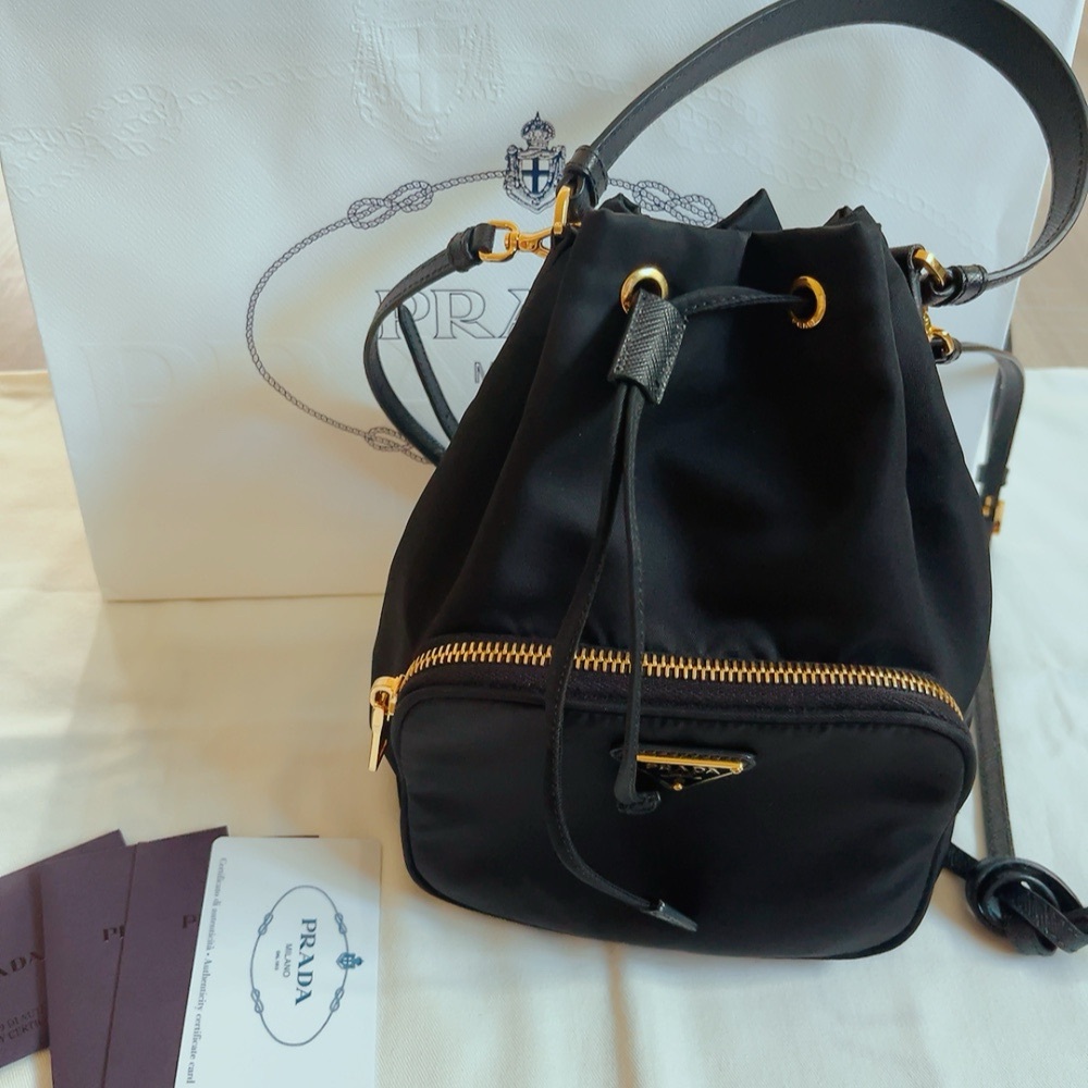Prada bucket bag